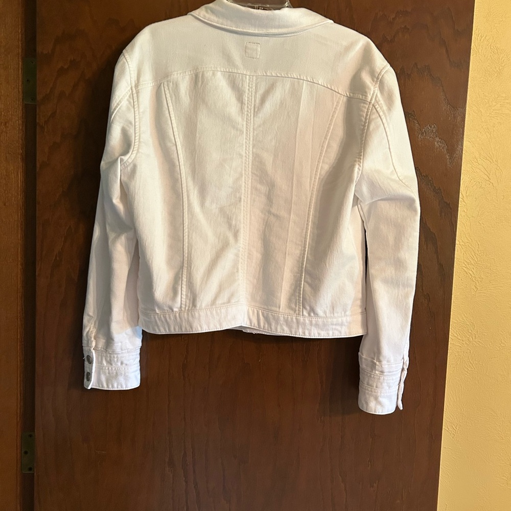Jag Jeans Classic White Jean Jacket - Picture 2 of 5